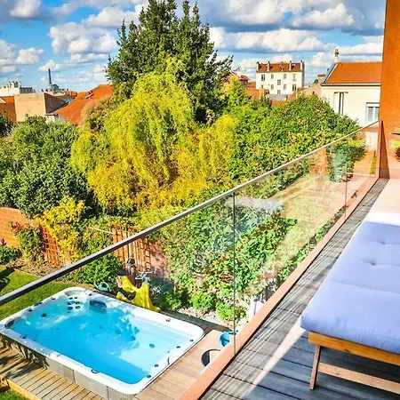 Villa Fantastic House & Gardens -360° View Over Paris