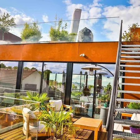 Fantastic House & Gardens -360° View Over Paris Issy-les-Moulineaux